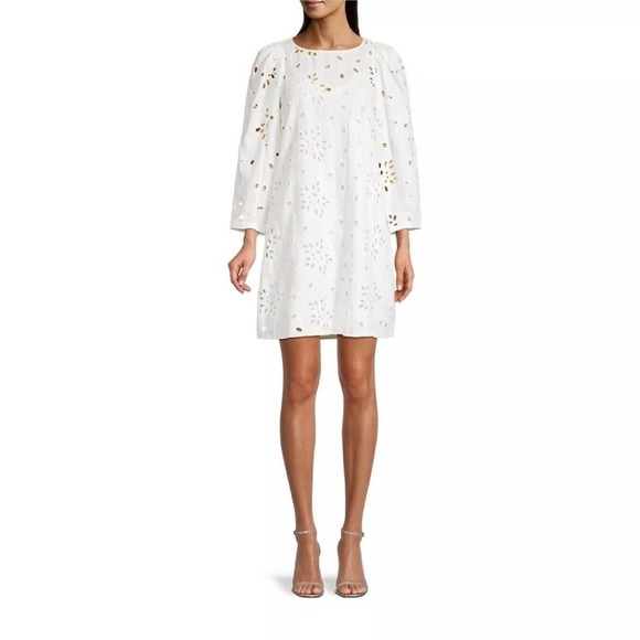 Rebecca Taylor NWT SZ 2 Sarah Embroidered‎ Shift mini dress